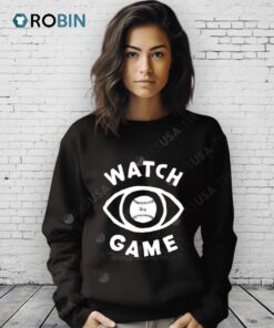 Watch The Game Baseball Shirt