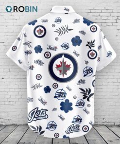 Winnipeg Jets Hawaiian Shirt Tropical Beach