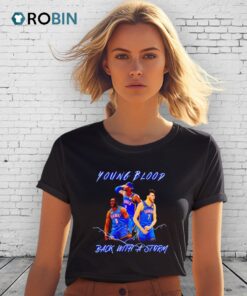 Young Blood Back With A Storm Okc Thunder Nba Finals 2025 Shirt