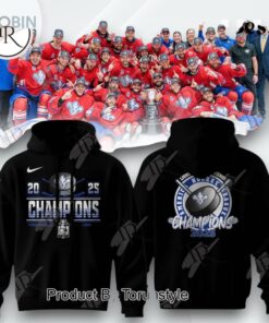 2025 America Hockey League Champions Lions De Trois Rivieres 3D Printed Shirt (Hoodie, Shirt, Sweatshirt)   Black