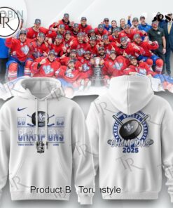 2025 America Hockey League Champions Lions De Trois Rivieres 3D Printed Shirt (Hoodie, Shirt, Sweatshirt)   White