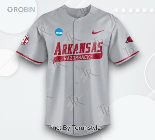 2025 Arkansas Razorbacks Omahogs New Limited Edition Baseball Jersey