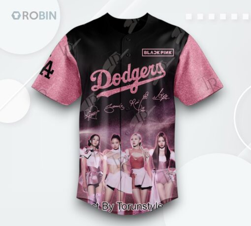 2025 Los Angeles Dodgers X Blackpink World Tour Limited Edition Baseball Jersey