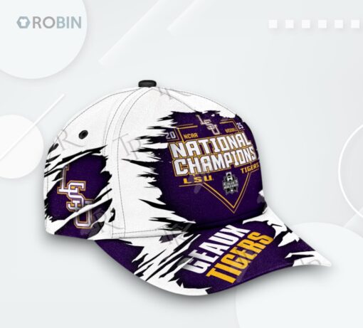 2025 NCAA Baseball National Champions LSU Tigers Geaux Tigers Special Edition Cap
