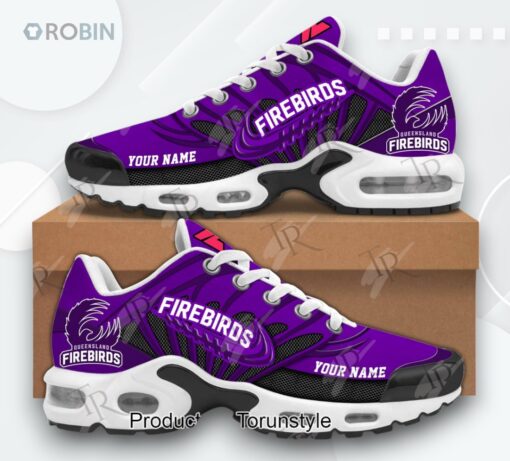 2025 Queensland Firebirds Custom Name Sneaker Air Cushion