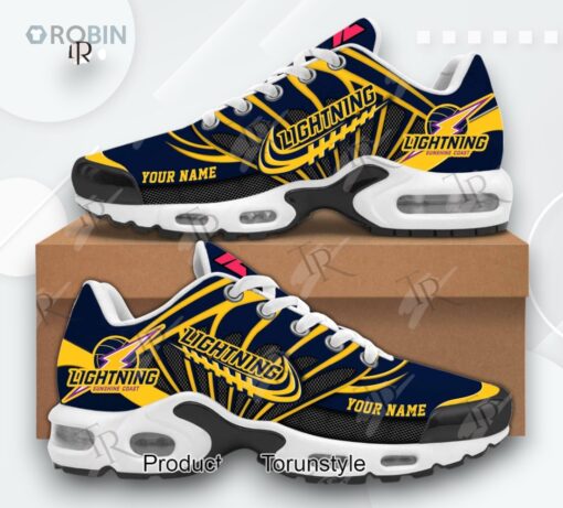 2025 Sunshine Coast Lightning Custom Name Sneaker Air Cushion