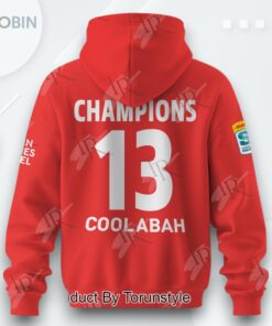 2025 Super Rugby Champions Crusaders 13 Coolabah Hoodie