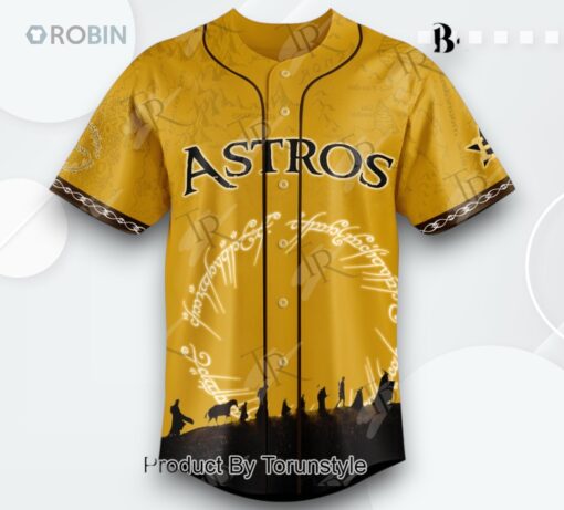 2025 The Lord Of The Rings X Houston Astros Limited Edition Baseball Jersey