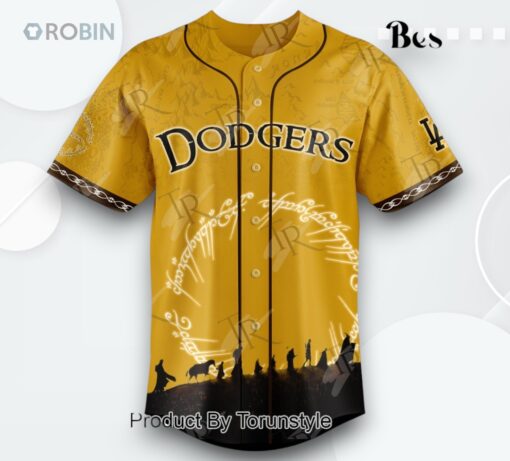 2025 The Lord Of The Rings X Los Angeles Dodgers Limited Edition Baseball Jersey
