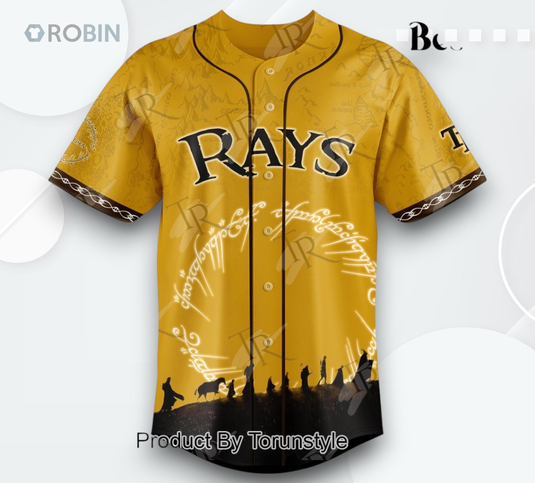 2025 The Lord Of The Rings X Tampa Bay Rays Limited Edition Baseball Jersey