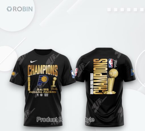 24 25 Indiana Pacers NBA Champions Finals Hoodie