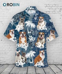 3D Full Printed Dog In Hawaiian Beach Shirts, Hawaii Aloha Summer Shirts For Dog Lover, Dog Hawaiian Shirt