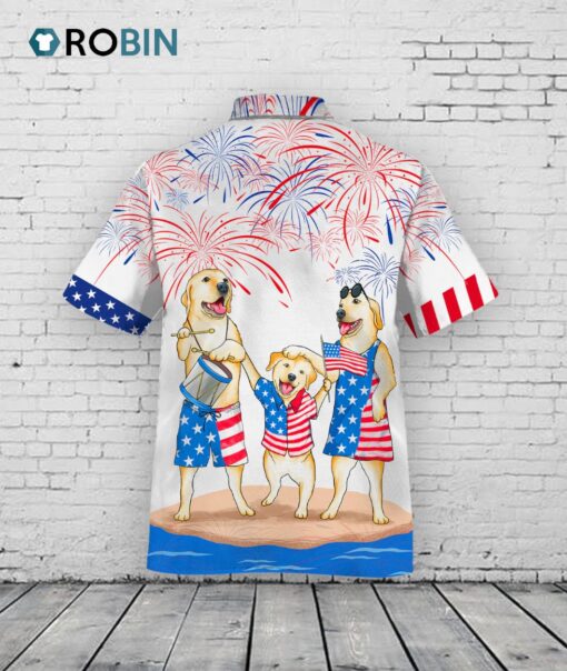 3D Full Printed Shih Tzu Hawaiian Shirts For Independence Day, Dog Hawaii Aloha Beach Shirts For Him Her