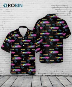 Alaska Fly With Lgbt Pride Hawaiian Shirt