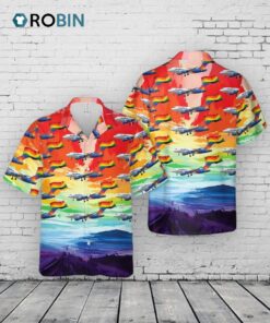 Allegiant Airlines Fly With Lgbt Pride Hawaiian Shirt