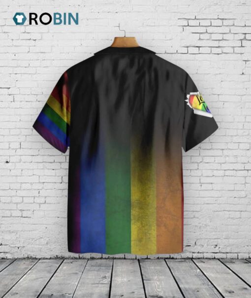 Amazing LGBT Hawaiian Shirt, Love Is Love Rainbow 3D T Shirt, Gift For Pride Month