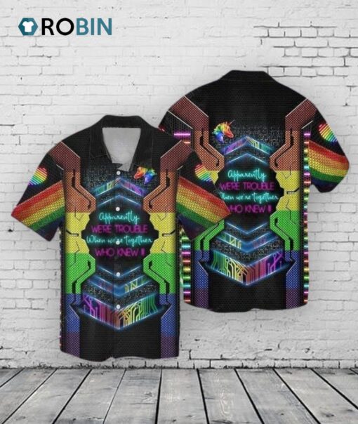 Amazing Unicorn Lgbt Illustration Design Hawaiian Shirt