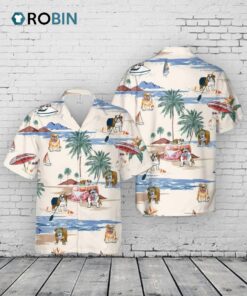 American Bulldog Summer Beach Hawaiian Shirt, 3D Full Print Dog Hawaii Shirt For Summer Travel American Bulldog Summer Beach Hawaiian Shirt, 3D Full Print Dog Hawaii Shirt For Summer Travel