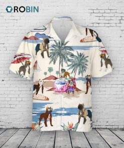 American Pit Bull Terrier Summer Beach Hawaiian Shirt, Cool Aloha Hawaiian Shirt American Pit Bull Terrier Summer Beach Hawaiian Shirt, Cool Aloha Hawaiian Shirt