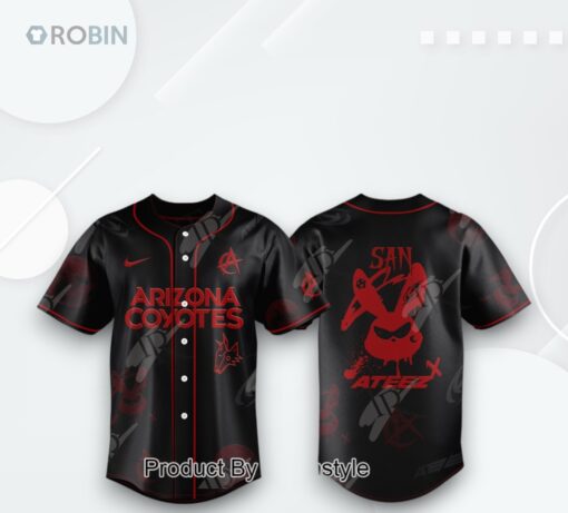 Arizona Coyotes In Your Fantasy Ateez 2025 World Tour San Baseball Jersey