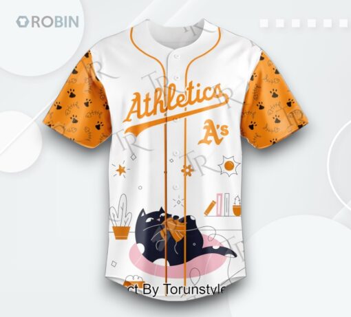 Athletics X 2025 International Cat Day Limited Edition Baseball Jersey