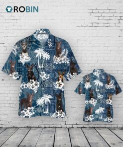 Australian Kelpie Hawaiian Shirt Australian Kelpie Hawaiian Shirt