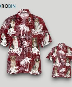 Australian Shepherd Hawaiian Shirt, Summer Gift For Dog Lovers Australian Shepherd Hawaiian Shirt, Summer Gift For Dog Lovers