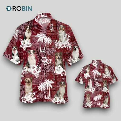 Australian Shepherd Hawaiian Shirt, Summer Gift For Dog Lovers