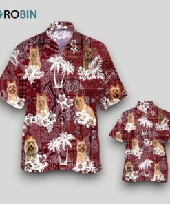 Australian Terrier Hawaiian Shirt, Dog Aloha Beach Shirt, Hawaii Shirt For Summer Australian Terrier Hawaiian Shirt, Dog Aloha Beach Shirt, Hawaii Shirt For Summer