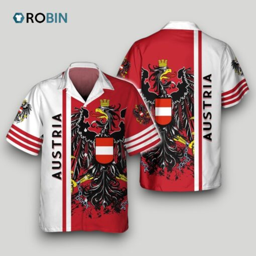 Austria Full Print 3D Hawaiian Shirt, Austria Hawaiian Shirt