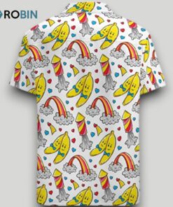 Banana Hawaiian Shirt, Pride Month Rainbow Lgbt Print Summer Hawaiian Shirts Beach Shirts Gift Banana Hawaiian Shirt, Pride Month Rainbow Lgbt Print Summer Hawaiian Shirts Beach Shirts Gift