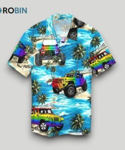 Beach Shirt Hawaii Shirt Jeep Car Lgbt Beach , Aloha Shirt For Gaymer