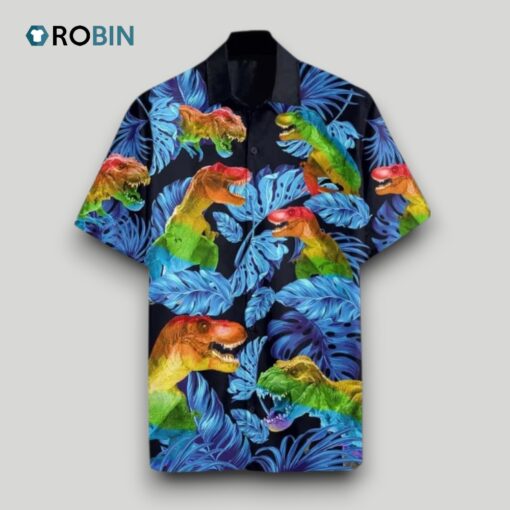 Beach Shirt Hawaiians Lgbt T Rex, Hawaii Shirt , Aloha Shirt