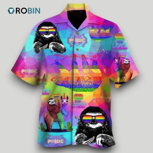 Beach Shirt Pride Month Lbgt Unisex Hawaiian Shirt, Aloha Shirt