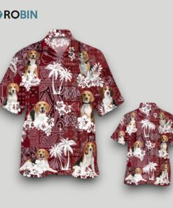 Beagle Hawaiian Shirt, Hawaiian Shirts Short Sleeve For Dog Lovers