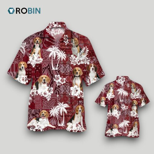 Beagle Hawaiian Shirt, Hawaiian Shirts Short Sleeve For Dog Lovers