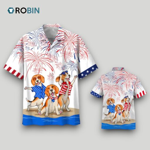 Beagle Hawaiian Shirts   Independence Day Is Coming Aloha Beach Shirt For Men And Woman, Hawaii Dog Shirt