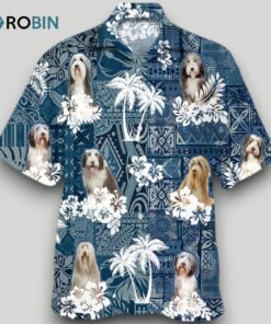 Bearded Collie Hawaiian Shirt, Dog Hawaii Summer Beach Shirts, Christmas Gitf For Dog Lovers Bearded Collie Hawaiian Shirt, Dog Hawaii Summer Beach Shirts, Christmas Gitf For Dog Lovers