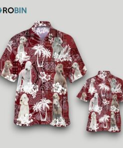 Bedlington Terrier Hawaiian Shirt, Dog Hawaiian Shirts For Adults, Summer Gifts
