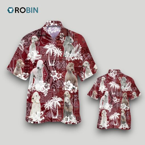 Bedlington Terrier Hawaiian Shirt, Dog Hawaiian Shirts For Adults, Summer Gifts