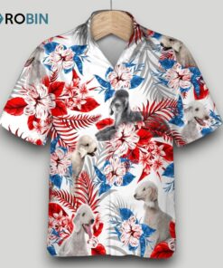 Bedlington Terrier Hawaiian Shirt, Flower And Dog In Hawaii Aloha Beach Shirts For Men And Woman Bedlington Terrier Hawaiian Shirt, Flower And Dog In Hawaii Aloha Beach Shirts For Men And Woman