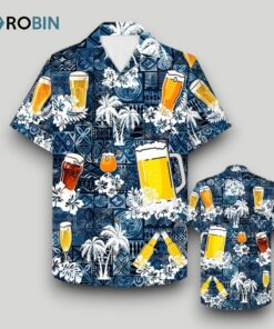 Beer Hawaiian Shirt Style Blue Drinking Shirt Beer Lover Gift, Summer Hawaiian Shirts Beer Hawaiian Shirt Style Blue Drinking Shirt Beer Lover Gift, Summer Hawaiian Shirts