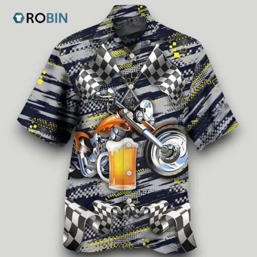 Beer I Like Beer And Motocycles And Maybe 3 People Hawaiian Shirt