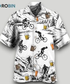 Beer I Like Beer And Moutain Bikes Hawaiian Shirt Men Women Beer I Like Beer And Moutain Bikes Hawaiian Shirt Men Women