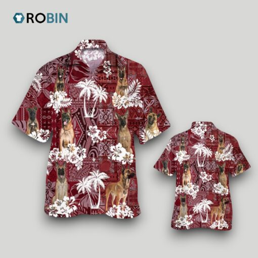Belgian Malinois Hawaiian Shirt, Dog Hawaiian Shirt Short Sleeve For Men Women