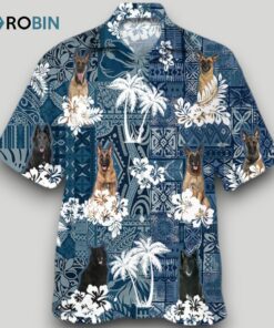 Belgian Shepherd Hawaiian Shirt, Hawaiian Dog Shirt For Men, Dog Hawaiian Shirt For Son Daughter