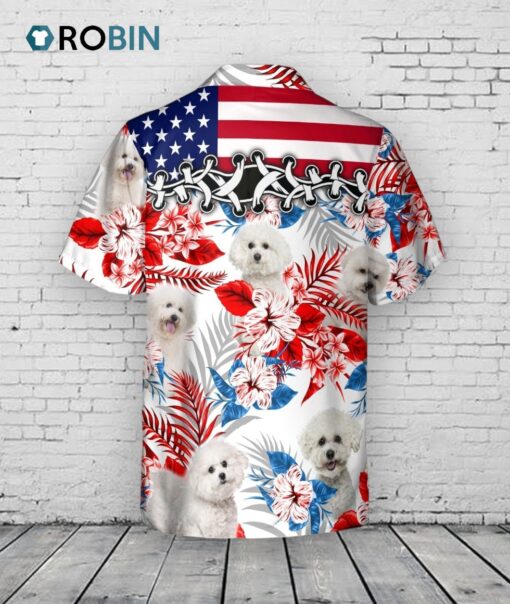 Bichon Frise Hawaiian Shirts, Dog Hawaiian Shirt Gift For Friends, Dog Lovers Gifts