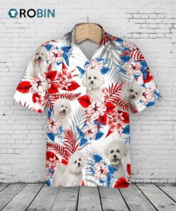 Bichon Frise Hawaiian Shirts, Dog Hawaiian Shirt Gift For Friends, Dog Lovers Gifts
