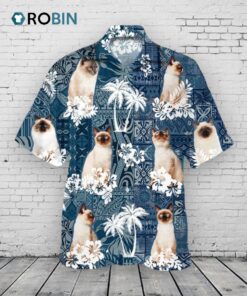 Birman Unisex Hawaiian Shirt, Aloha Birman Beach Shirts, Cat Hawaiian Shirts
