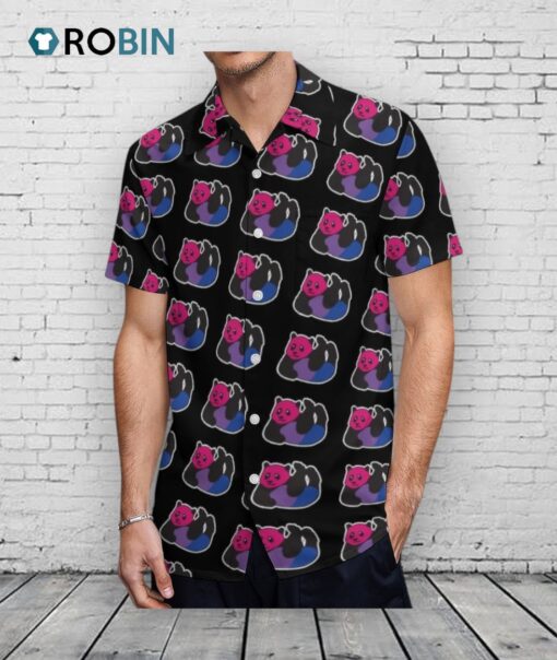 Bisexual Panda Lgbt Pride Tropical Hawaii Beach Shirts
